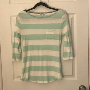 {Express} Striped Top